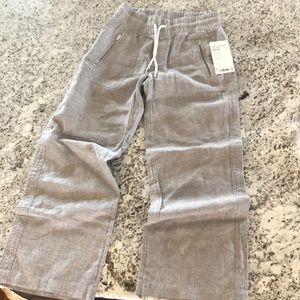 Athleta Cabo Linen Wide Leg Pants